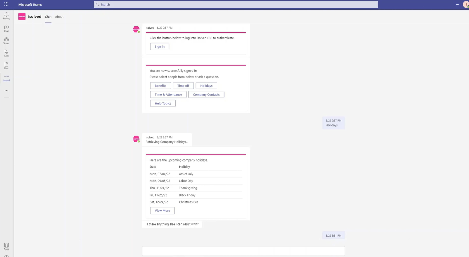 Conversational Virtual Assistant