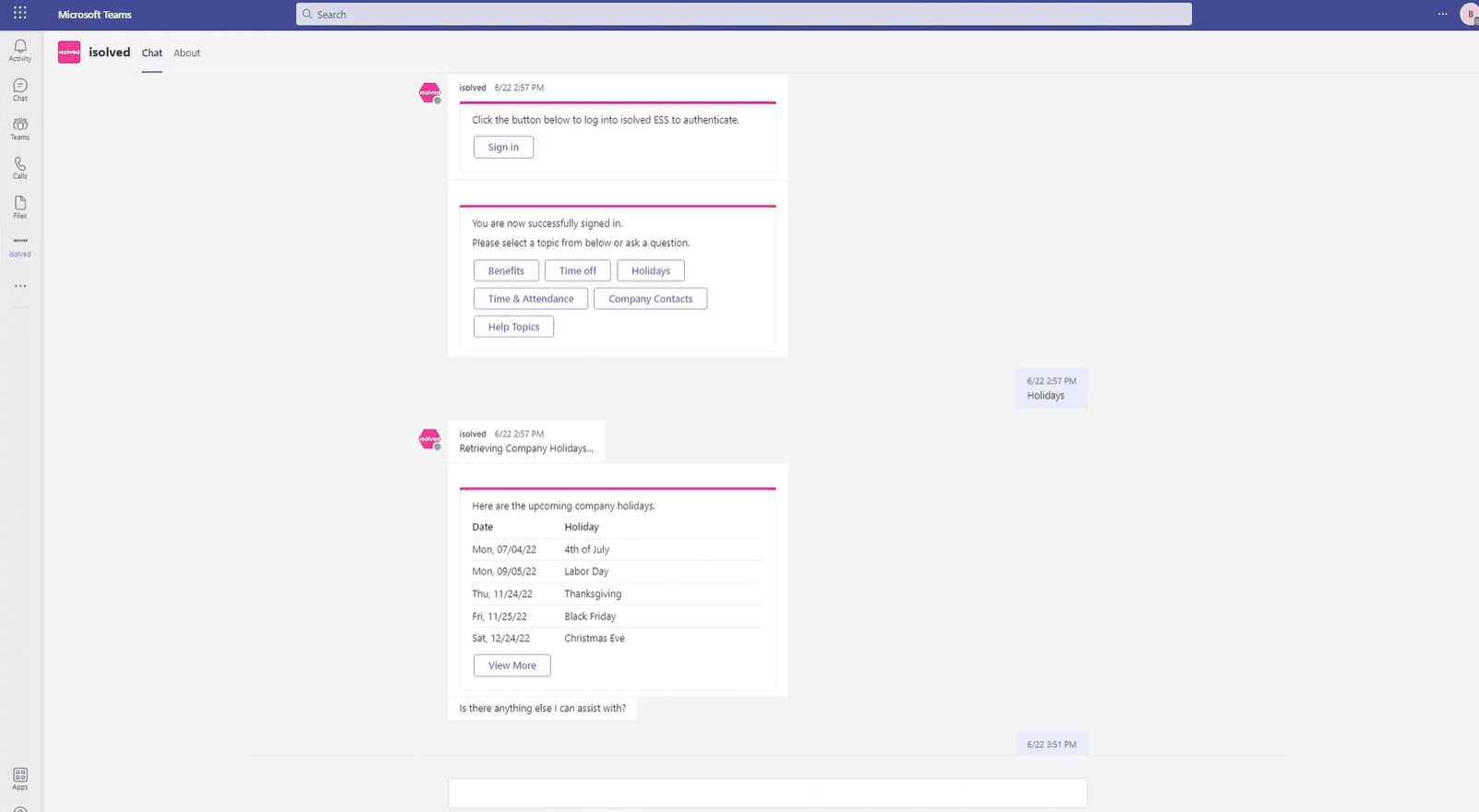 Conversational Virtual Assistant